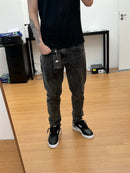 CALÇA JEANS STONED SLIM FIT
