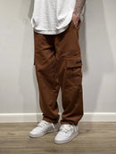CALÇA CARGO MARROM (sarja premium)