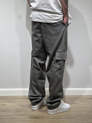 CALÇA CARGO CINZA (sarja premium)